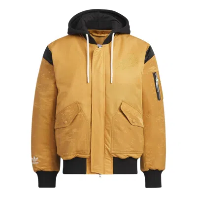 Adidas Originals X Feifei Ruan Padded Ma Jacket Asia Sizing 'brown Black' In Neutral