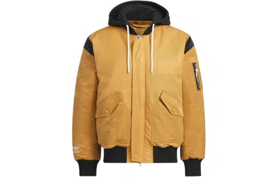 Adidas Originals X Feifei Ruan Padded Ma Jacket Asia Sizing 'brown Black' In Neutral