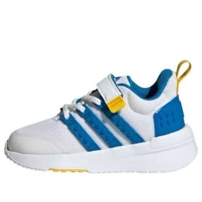Adidas Originals (td) Adidas X Lego Racer Tr21 'white Shock Blue Yellow'