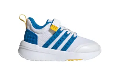 Adidas Originals (td) Adidas X Lego Racer Tr21 'white Shock Blue Yellow'