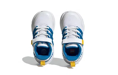 Adidas Originals (td) Adidas X Lego Racer Tr21 'white Shock Blue Yellow'