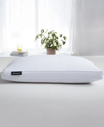 Beautyrest 2" Gusseted Down Fiber Pillow, Standard In White