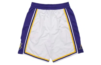 Nike Nba Association Edition Sw Fan Edition Lakers Basketball Shorts White