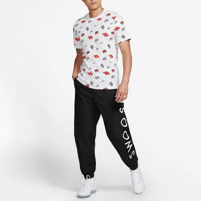 Nike Men's  Cone Embroidered Woven Casual Sports Pants/trousers/joggers Black