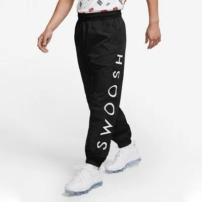 Nike Men's  Cone Embroidered Woven Casual Sports Pants/trousers/joggers Black