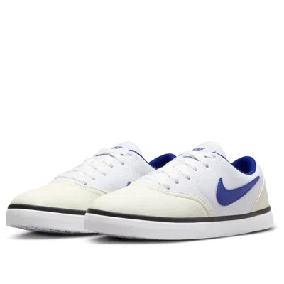 Nike (gs)  Sb Check Canvas 'summit White Royal Blue'