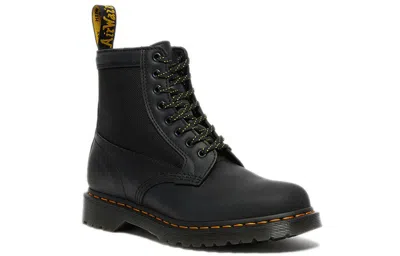 Dr. Martens' Dr. Martens 1460 Panel Leather Lace Boots Black/yellow