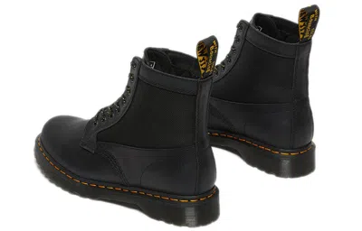 Dr. Martens' Dr. Martens 1460 Panel Leather Lace Boots Black/yellow
