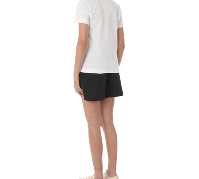 Comme Des Garçons Play (wmns) Comme Des Garcons Play Polka Dot Logo Tee 'white Navy'