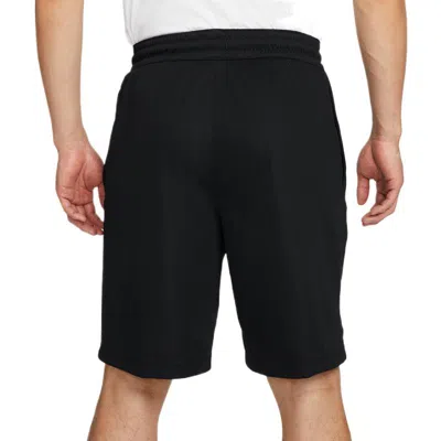 Nike Men's  Colorblock Large Logo Printing Casual Shorts Black