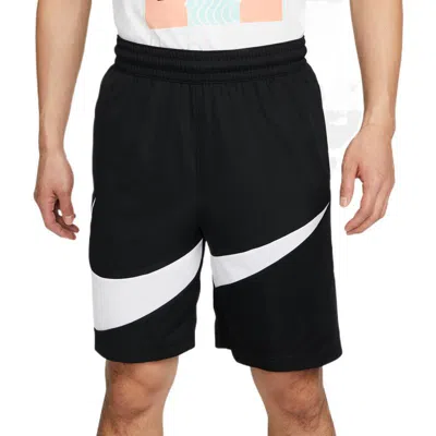 Nike Men's  Colorblock Large Logo Printing Casual Shorts Black