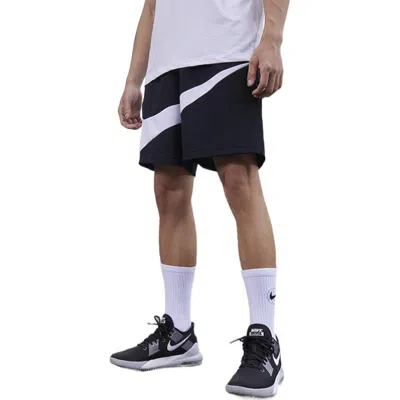 Nike Men's  Colorblock Large Logo Printing Casual Shorts Black