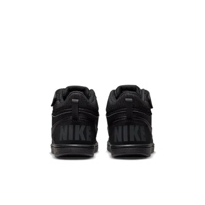 Nike (gs)  Court Borough Mid 'triple Black'