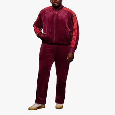 Adidas Originals Adidas X Ivy Park Crossover Velvet Sports Long Sleeves Jacket Couple Style Cherry Red