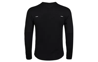 Nike Sphere Dri-fit Running Exercise Round Long Sleeve T-shirt Men's Black
