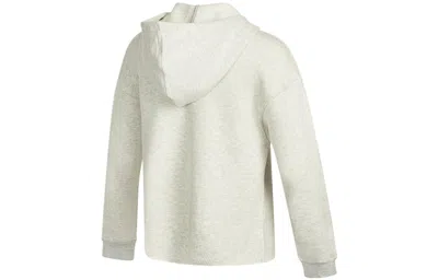 Nike (wmns)  Athleisure Casual Sports Hooded Knit Light Grey Hoodie In White