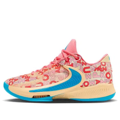 Nike Zoom Freak 4 "letter Bro" Sneakers In Multi