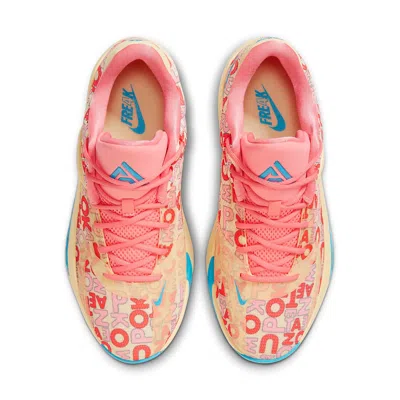 Nike Zoom Freak 4 "letter Bro" Sneakers In Multi