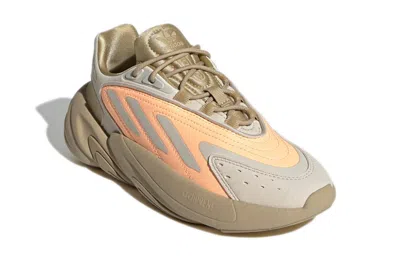 Adidas Originals (gs) Adidas Ozelia 'bliss Screaming Orange' In Brown