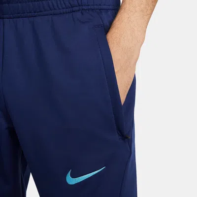 Nike Logo England Strike Dri-fit Knit Soccer Pants 'blue'