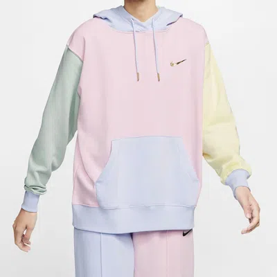 Nike (wmns)  Sportswear Hoodie Swoosh Foam 'pink Pistachio Frost' In Multi