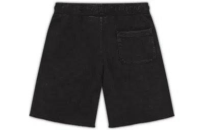 Nike Men's  Printing Logo Solid Color Lacing Casual Shorts Black