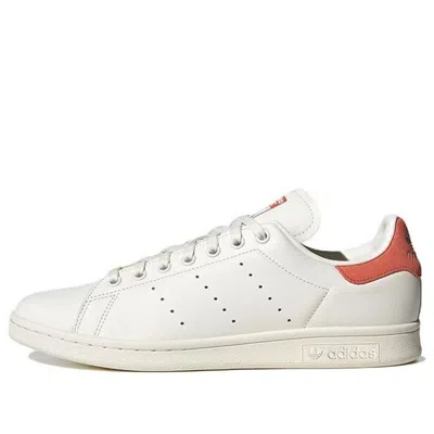 Adidas Originals White & Red Stan Smith Sneakers