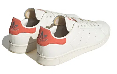Adidas Originals White & Red Stan Smith Sneakers