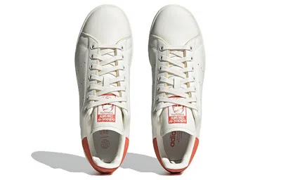 Adidas Originals White & Red Stan Smith Sneakers