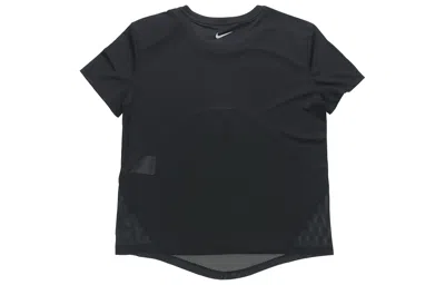 Nike (wmns)  Dri-fit Sports Training Quick Dry Breathable Round Neck Short Sleeve Black T-shirt