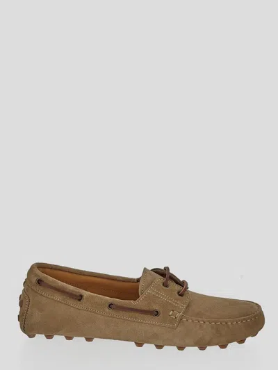 Tod's Flat Shoes In Brown