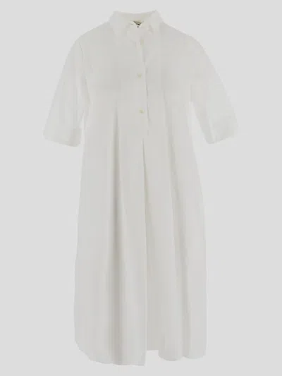 Gentryportofino Short Shirt Dress In White