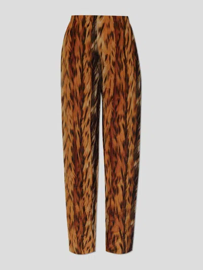 Balenciaga Straight Leg Trousers Elastic Waistband
