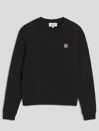 Maison Kitsuné Black Cotton Sweatshirt