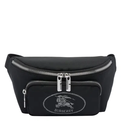 Burberry Black Canvas Belt Bag
