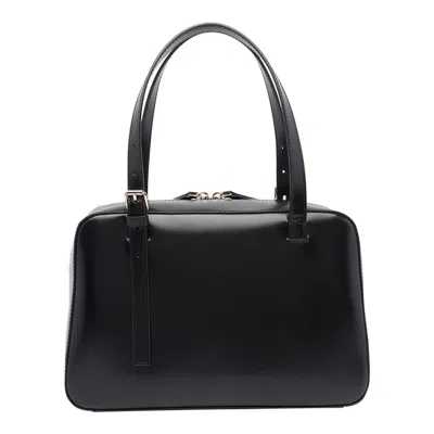Apc Black Shoulder Bag With Versatile Carrying Options