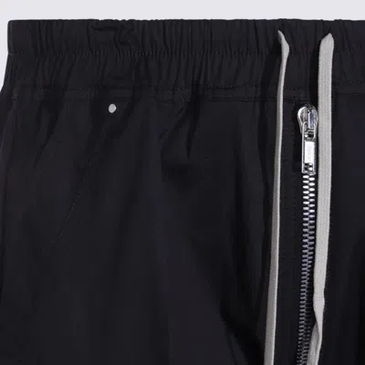 Rick Owens Straight Leg Trousers Eyelet Accents