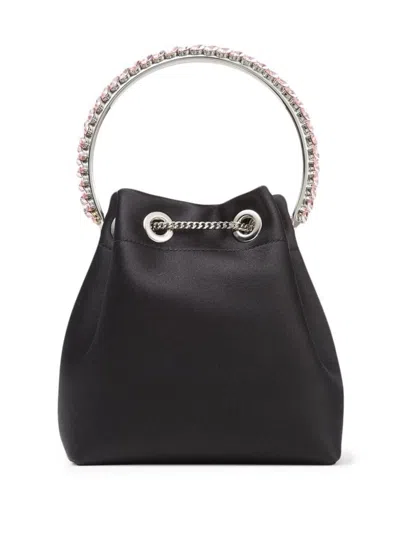 Jimmy Choo Bucket Bag With Chain Handle And Tassel Detail