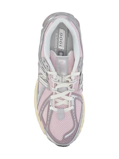 New Balance Pink Low Top Sneakers With Logo Patch On Side And Tongue And Perforated Panels In Tech Fabric Unisex In Multi