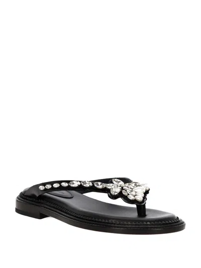 Simone Rocha Sandals In Black