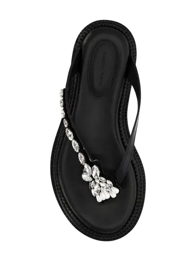 Simone Rocha Sandals In Black