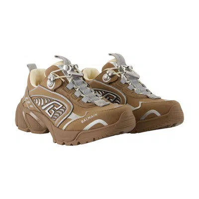 Balmain Cosmic Dust Suede Sneakers In Multi