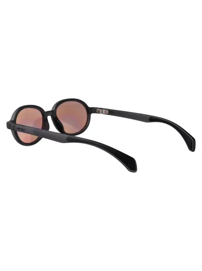 Moncler Matte Transparent Grey Injectate Sunglasses