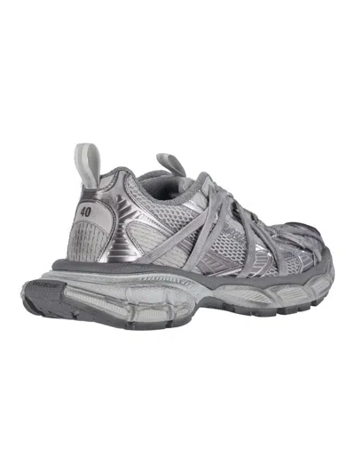 Balenciaga Men Grey Mesh And Rubber 3xl Extreme Sneakers In Gray
