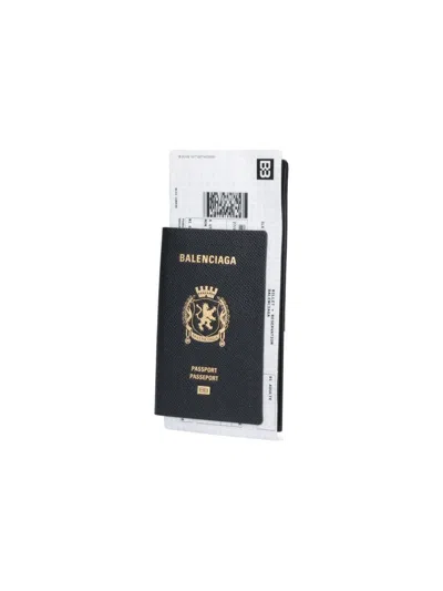 Balenciaga Wallets In Black
