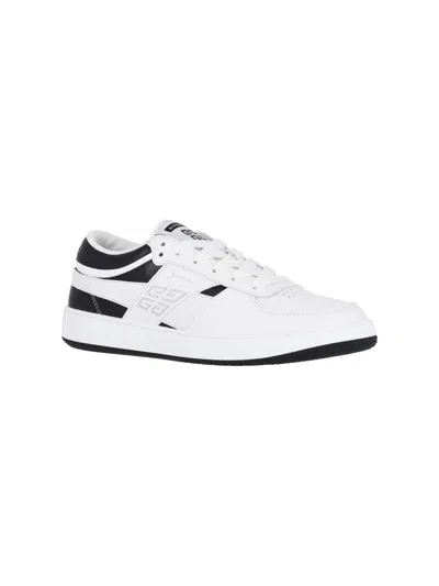 Givenchy G Move Low-top Sneakers In Calf Leather In White