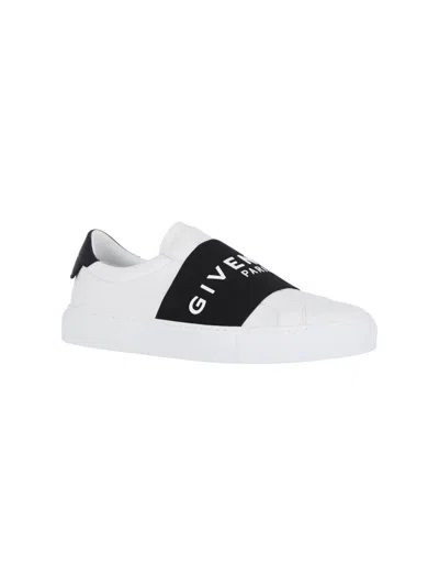 Givenchy Urban Street Sneakers In Leather With Elastic Band