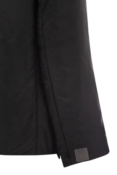 Max Mara The Cube Greenh Hooded Padded Jacket In Black