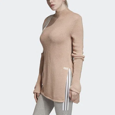 Adidas Originals (wmns)  Tlrd Side Forked Pullover Wool Sweater Pearl Pink