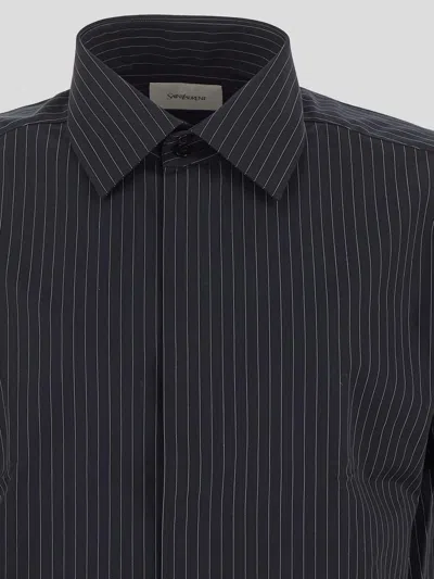 Saint Laurent Shirts In Black